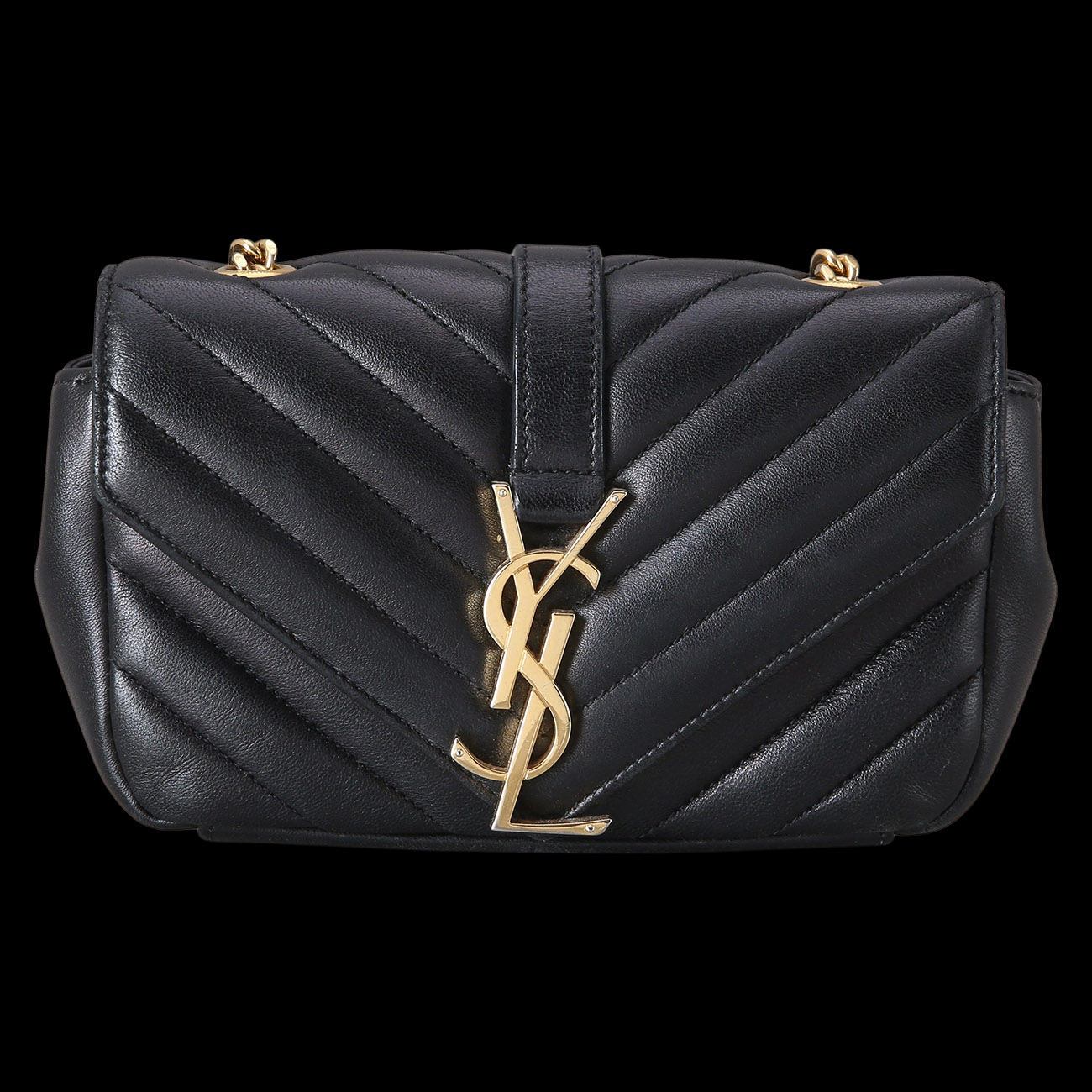 Yves Saint Laurent(USED)생로랑 모노그램 쉐브론 미니 사첼백